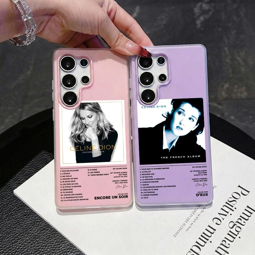 Phone Cases Holder - Singer C-Celine D-Dion Phone Case 2-in-1