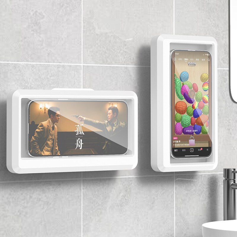 Phone Cases Holder - Bathroom Waterproof Phone Holder Home Wall