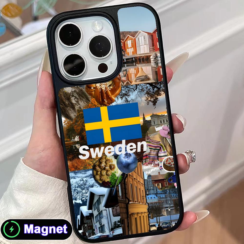 Sweden Flag Phone Case for iPh - đánh giá và giá Phone Cases Sweden