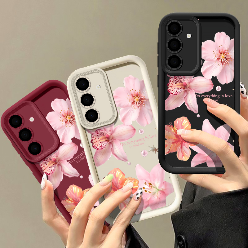 Pink Flowers Phone Case For Sa - đánh giá và giá Phone Cases Galaxy A17