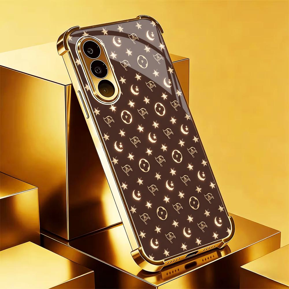 High-end Luxury Brown & Gold p - đánh giá và giá Phone Cases Quad Lock