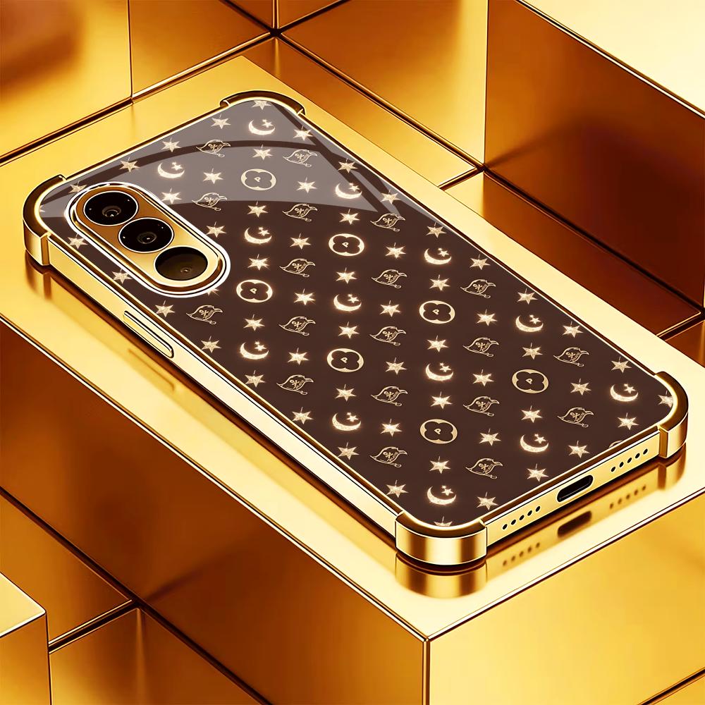 High-end Luxury Brown & Gold p - đánh giá và giá Phone Cases Quad Lock