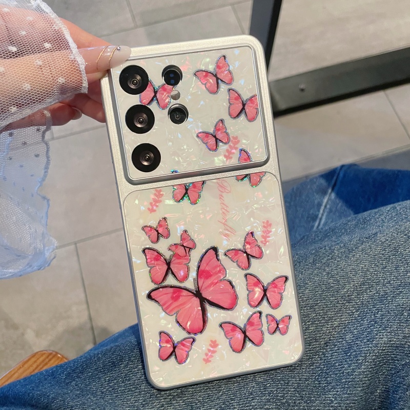 Luxury Butterfly Aurora Shell  - đánh giá và giá Luxury Plating Case