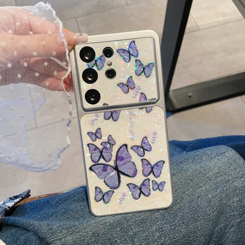 Luxury Butterfly Aurora Shell  - đánh giá và giá Luxury Plating Case