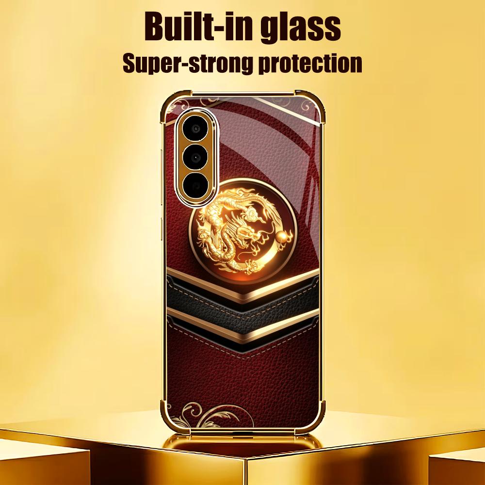 Luxurious dragon pattern phone - đánh giá và giá Phone Cases Quad Lock