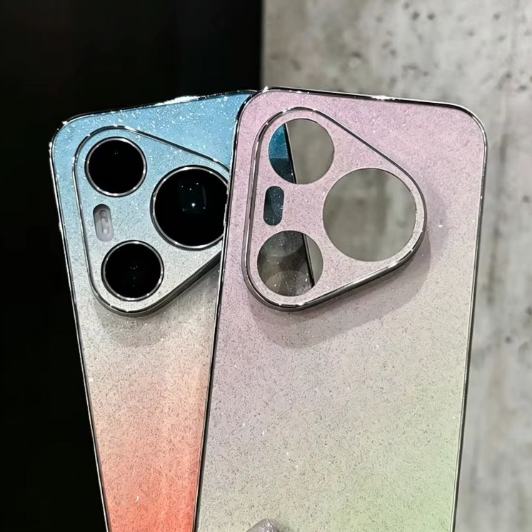 Luxury Shiny Glitter Gradient  - đánh giá và giá Luxury Plating Case