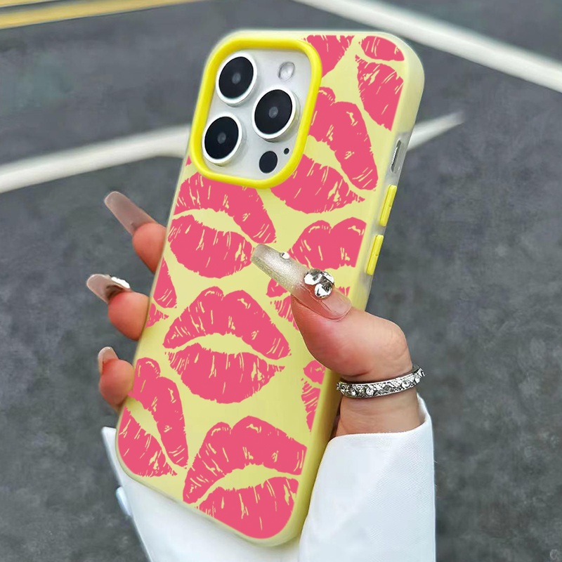 Sexy Girl Pink Lips  Pattern D - đánh giá và giá Phone Cases Designer
