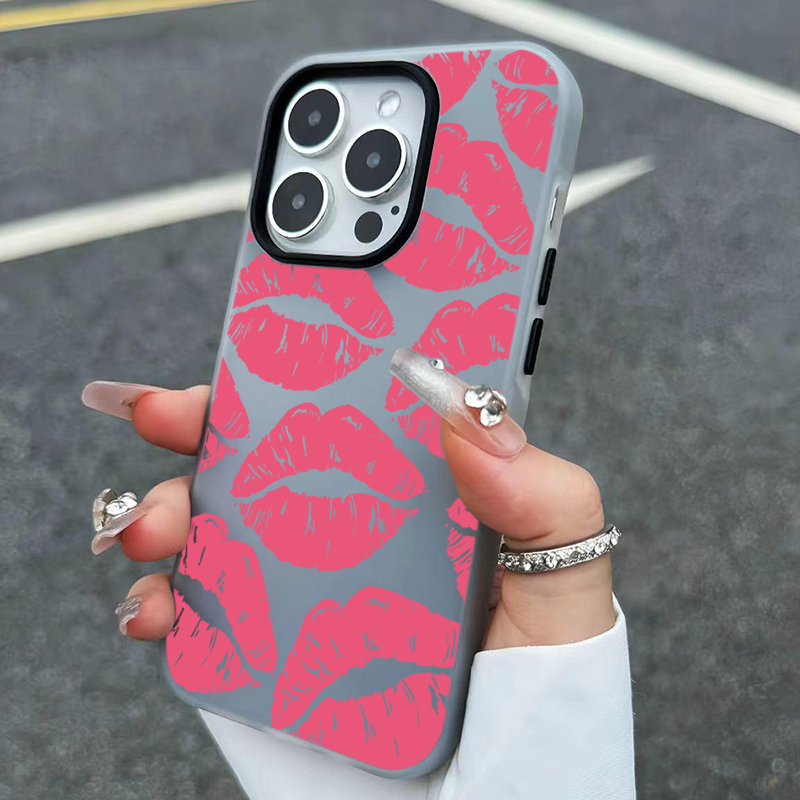 Sexy Girl Pink Lips  Pattern D - đánh giá và giá Phone Cases Designer