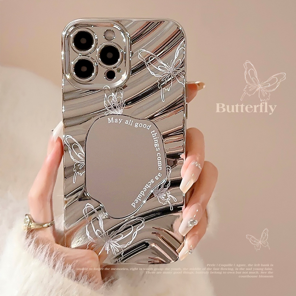 Luxury Silver Wavy Plating Mak - đánh giá và giá Luxury Plating Case