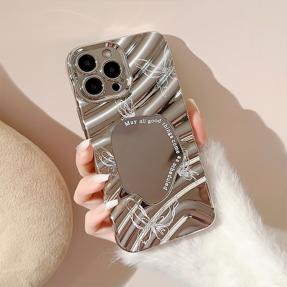 Luxury Silver Wavy Plating Mak - đánh giá và giá Luxury Plating Case