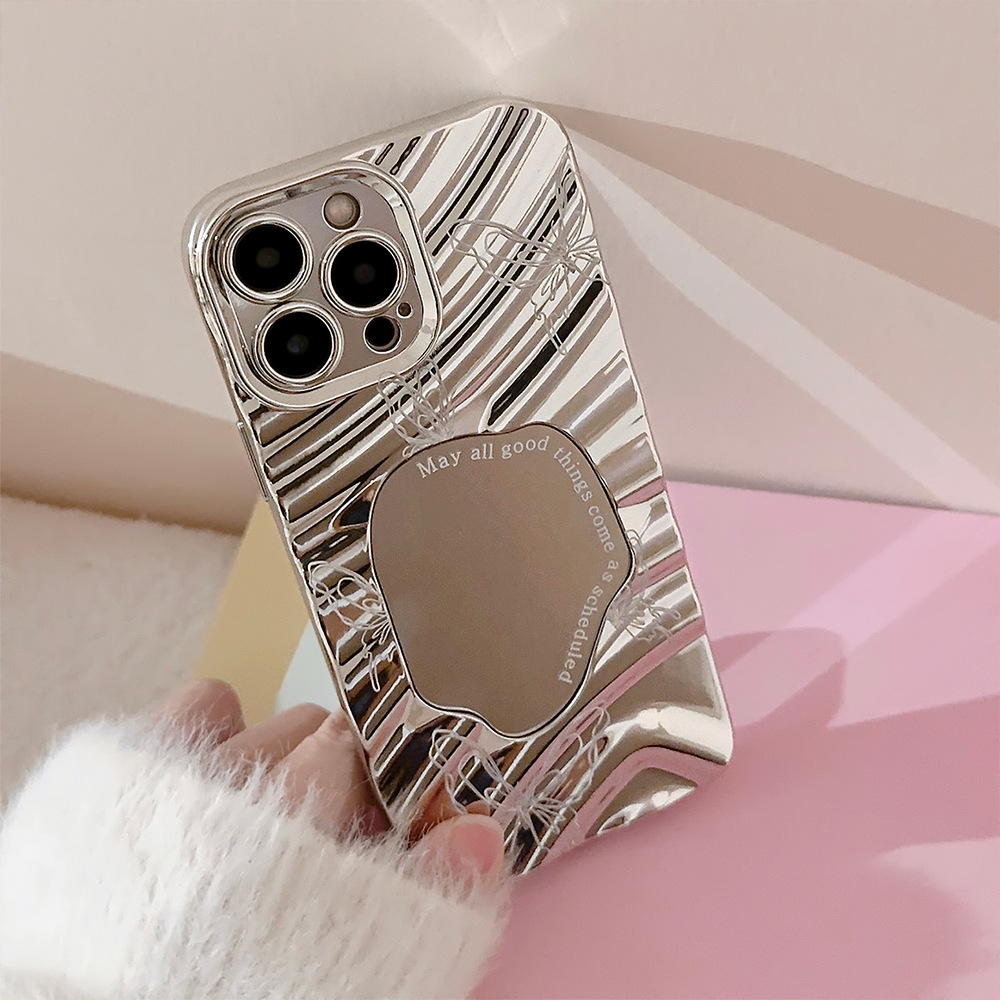 Luxury Silver Wavy Plating Mak - đánh giá và giá Luxury Plating Case