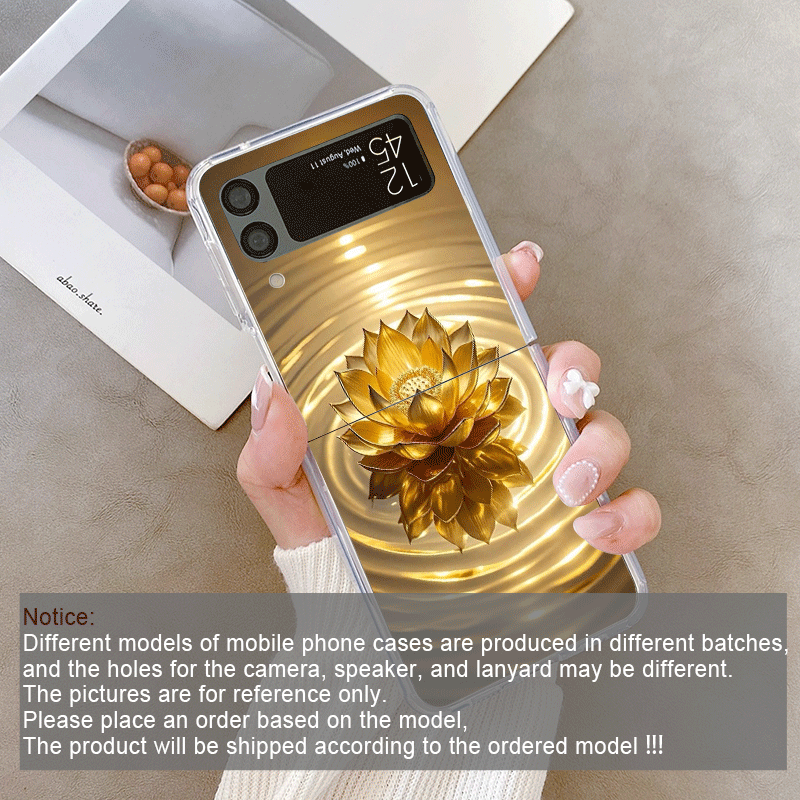 Creative Golden Lotus Flower P - đánh giá và giá Phone Cases Z Fold 4