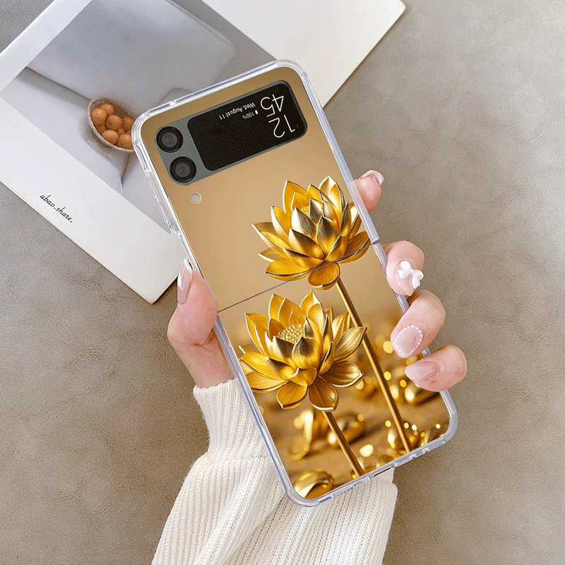 Creative Golden Lotus Flower P - đánh giá và giá Phone Cases Z Fold 4