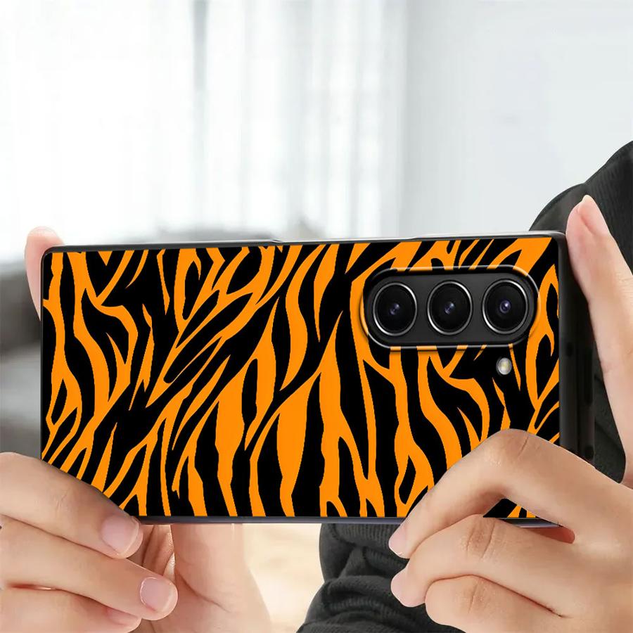 Zebra Striped Sunflower Back P - đánh giá và giá Phone Cases Z Fold 4