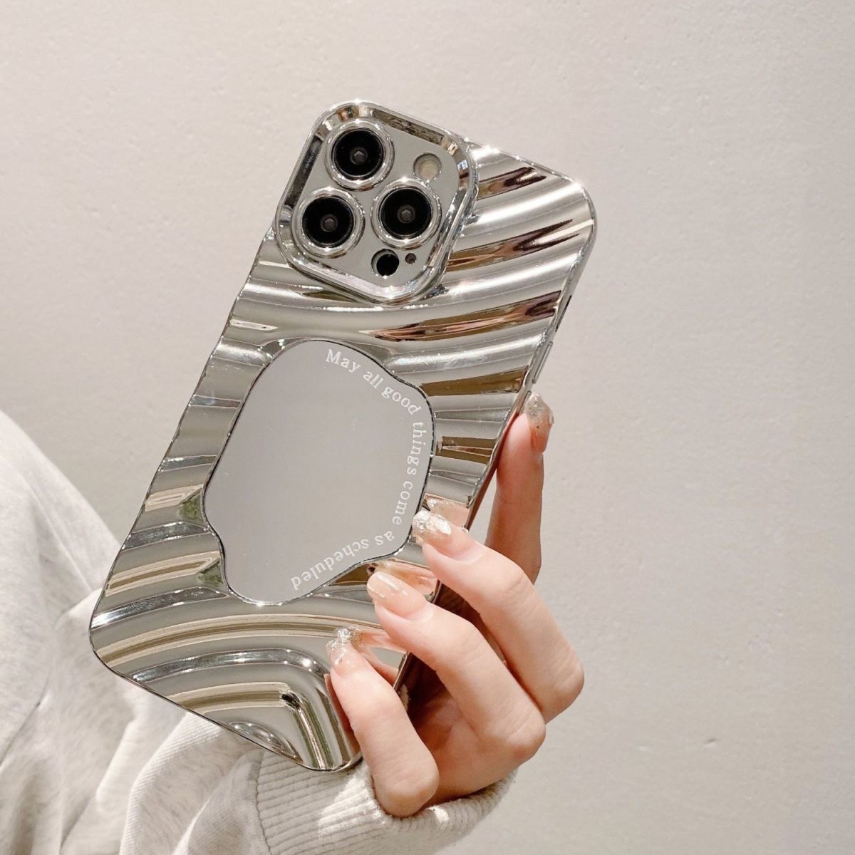 Luxury Plating Mirror Wavy Pho - đánh giá và giá Luxury Plating Case