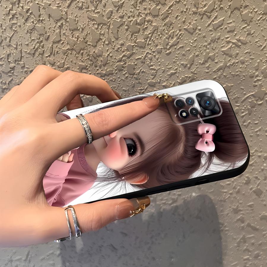 Cartoon Girl Pattern Funda Pho - đánh giá và giá Phone Cases Xiaomi 14