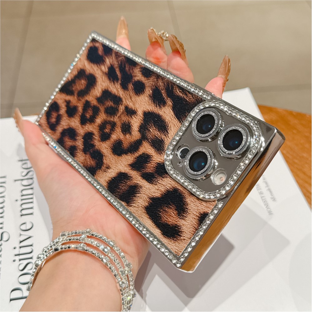 Luxury Diamond Leopard Print P - đánh giá và giá Luxury Plating Case