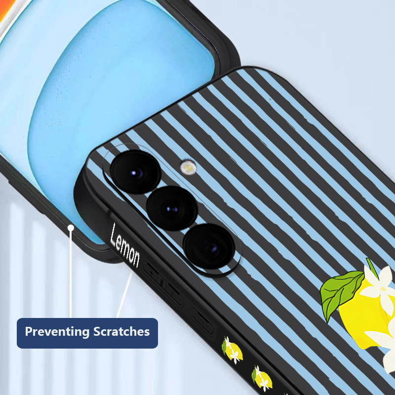 Stripe Lemon Print TPU Phone C - đánh giá và giá Phone Cases Galaxy A17