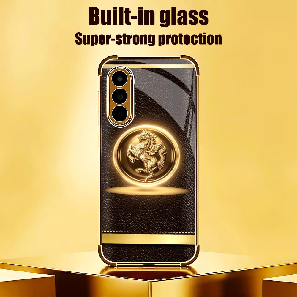 High-end Brown gold horse phon - đánh giá và giá Phone Cases Quad Lock