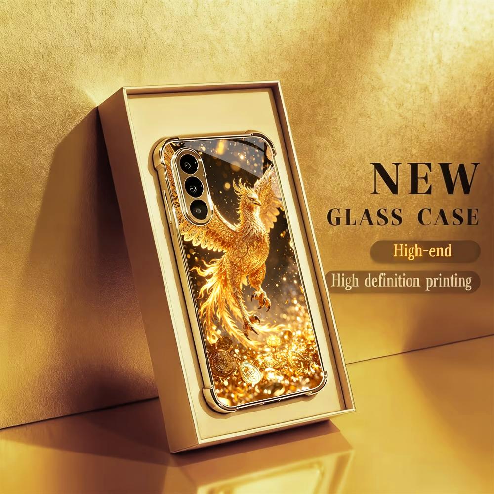 Luxurious Golden Bird phone ca - đánh giá và giá Phone Cases Quad Lock