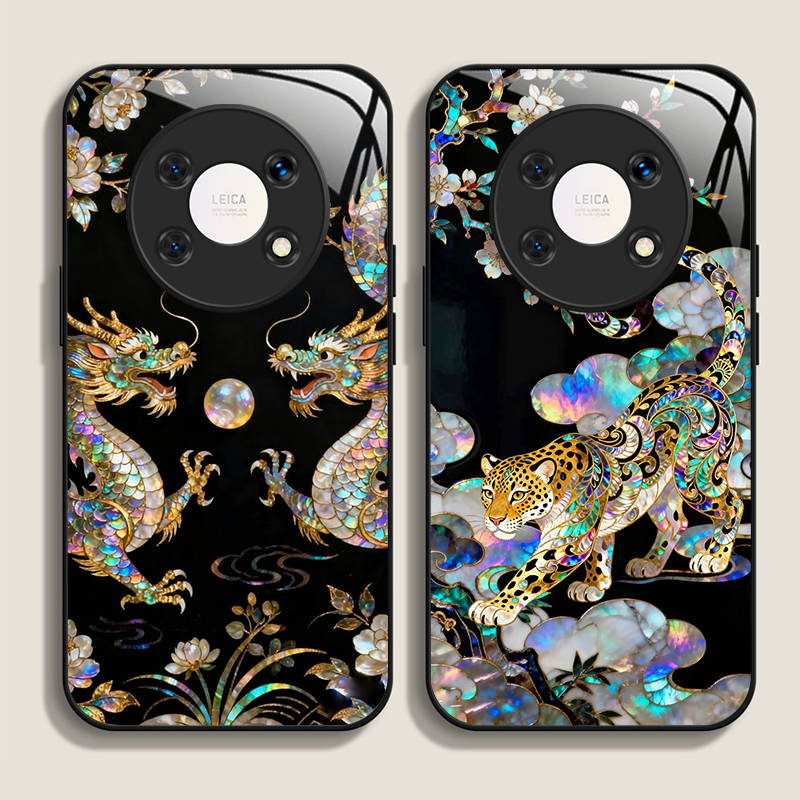 Stylish Dragon Leopard Marble  - đánh giá và giá Phone Cases Xiaomi 14