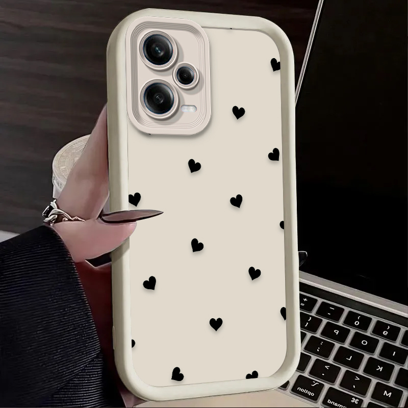 Black Love Heart Bowknot Phone - đánh giá và giá Phone Cases Xiaomi 14