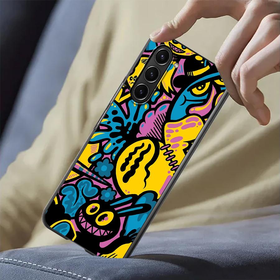 Cartoon Graffiti Design Case f - đánh giá và giá Phone Cases Z Fold 4