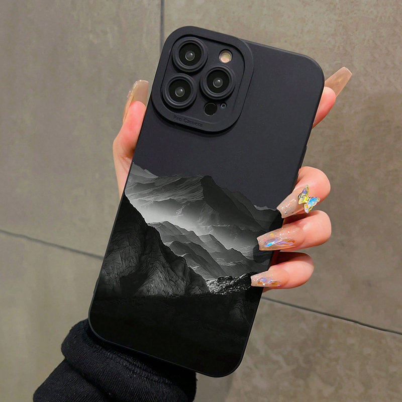 Black Mountain INS Design Sili - đánh giá và giá Phone Cases Designer
