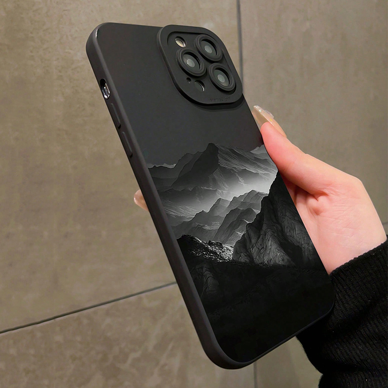 Black Mountain INS Design Sili - đánh giá và giá Phone Cases Designer
