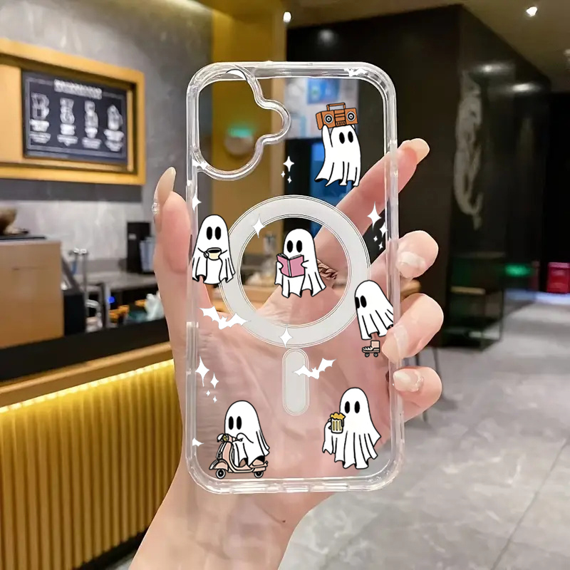 Magnetic Halloween Ghost Print - đánh giá và giá Phone Cases Magnetic