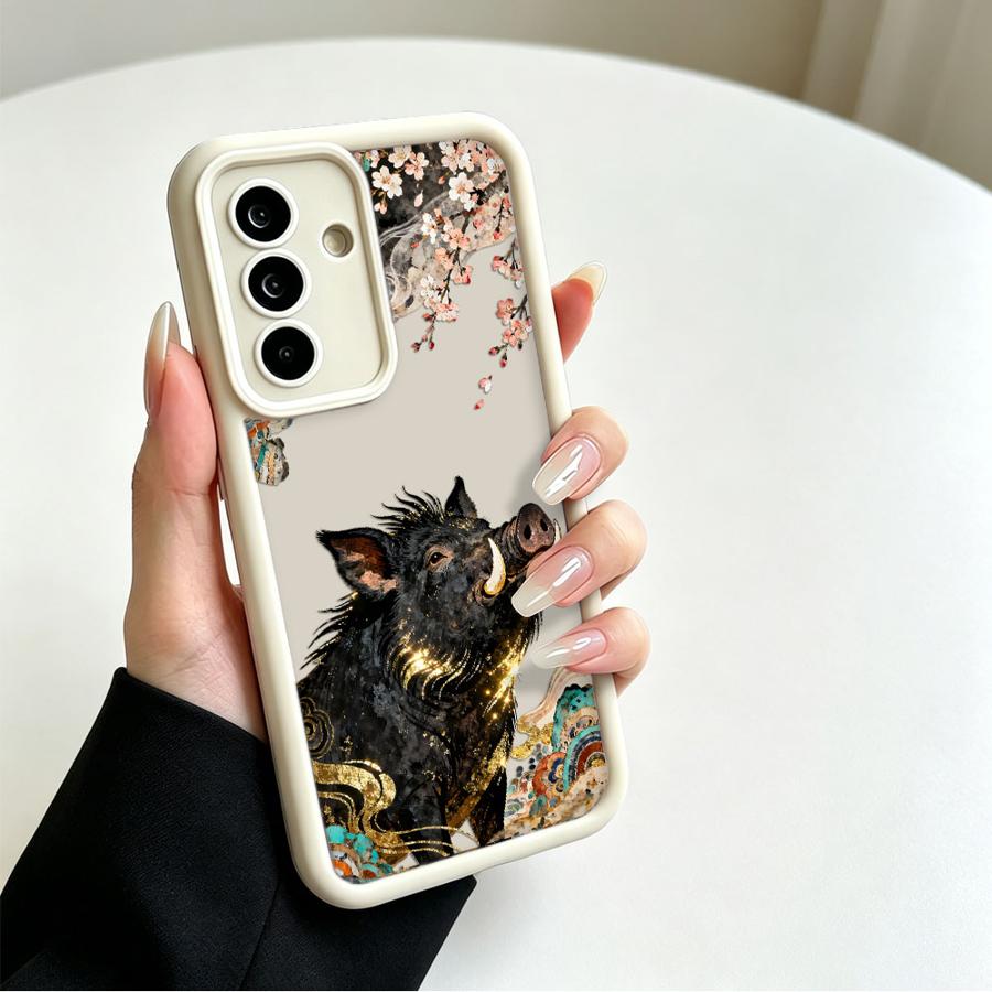 Cartoon Crane Wild Boar Phone  - đánh giá và giá Phone Cases Galaxy A17